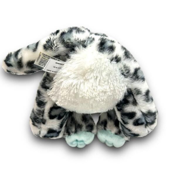Aurora Destination Nation Snow Leopard Stuffed Animal Plush Sitting 11 Inches - Picture 5 of 6